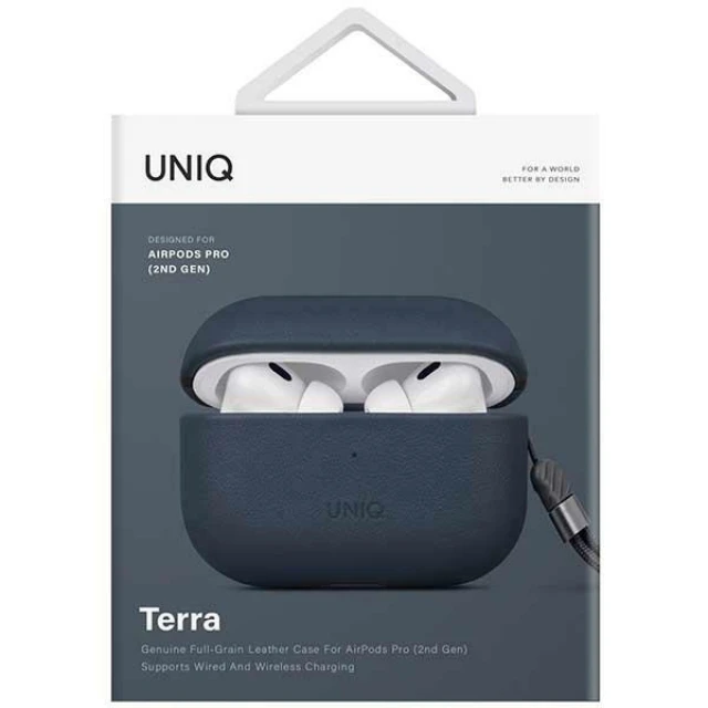 Чохол Uniq Terra для AirPods Pro 2 Space Blue (UNIQ-AIRPODSPRO2-TERSBLU)