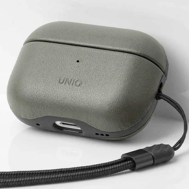 Чохол Uniq Terra для AirPods Pro 2 Lichen Green (UNIQ-AIRPODSPRO2-TERLGRN)