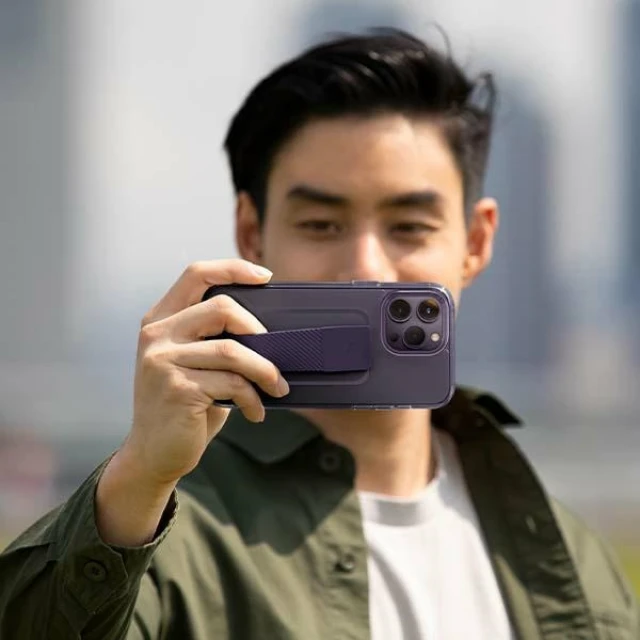 Чохол Uniq Heldro Mount для iPhone 14 Pro Fig Purple (UNIQ-IP6.1P(2022)-HELMPUR)