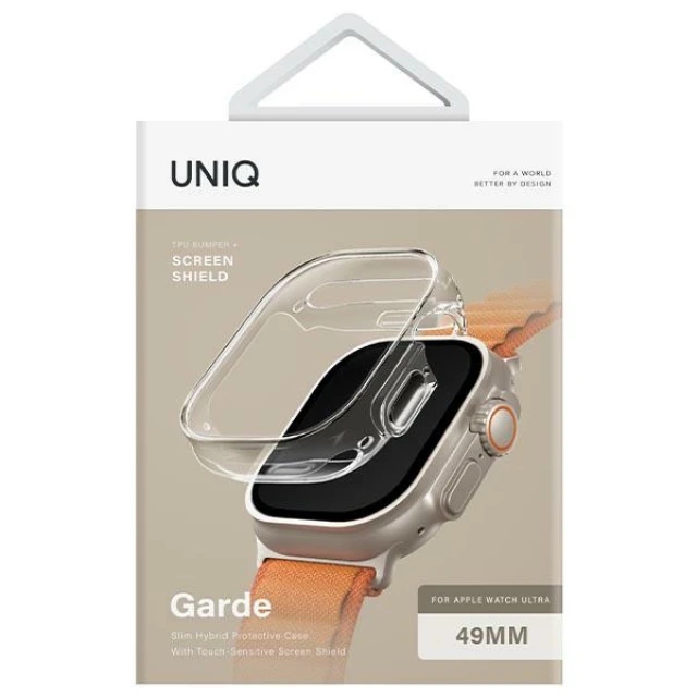 Чохол Uniq Garde для Apple Watch Ultra 49 mm Dove Clear (UNIQ-49MM-GARCLR)