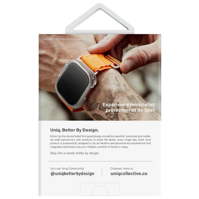 Чохол Uniq Garde для Apple Watch Ultra 49 mm Smoked Grey (UNIQ-49MM-GARSMK)