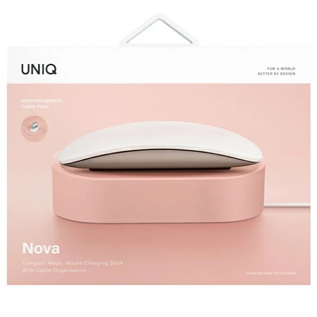 Док-станція UNIQ Magic Mouse для мишки Pink (UNIQ-NOVA-PINK)