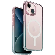 Чехол Uniq Combat Duo для iPhone 15 Pastel Sky Blue/Powder Pink with MagSafe (Uniq-IP6.1(2023)-CDSBLPPK)