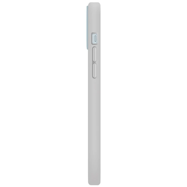 Чохол Uniq Lino Hue для iPhone 15 Chalk Grey with MagSafe (Uniq-IP6.1(2023)-LINOHMCGRY)