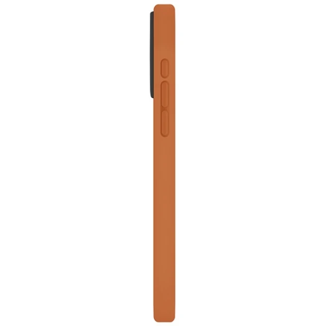 Чохол Uniq Lino Hue для iPhone 15 Pro Max Sunset Orange with MagSafe (Uniq-IP6.7P(2023)-LINOHMORG)