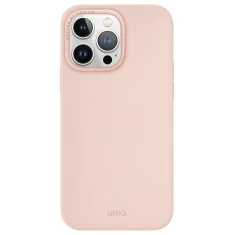 Чохол Uniq Lino Hue для iPhone 15 Pro Max Blush Pink with MagSafe (Uniq-IP6.7P(2023)-LINOHMPNK)