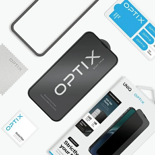 Захисне скло UNIQ Optix Privacy для iPhone 15 (UNIQ-IP6.1(2023)-PRIVACY)