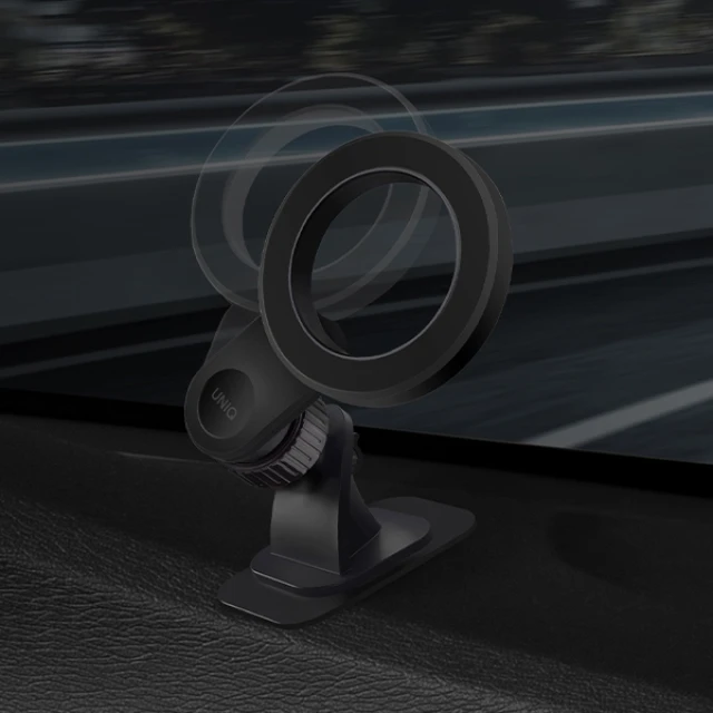 Автотримач UNIQ Trelix Car Dash Mount Midnight Black with MagSafe (UNIQ-TRELIX-DASHBMOUNT)