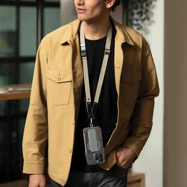 Універсальний ремінець UNIQ 2-in-1 Vista Dark Khaki (UNIQ-VISTA2IN1-DKHAKI)