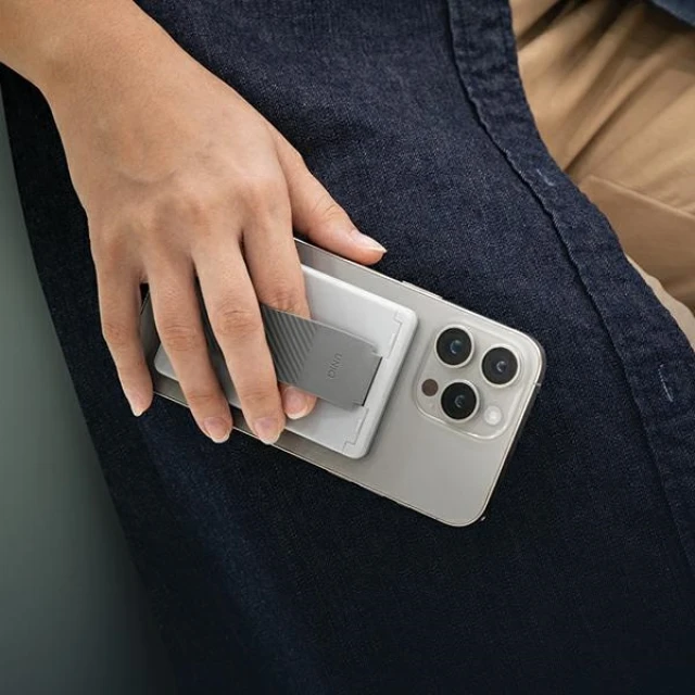 Магнітний гаманець UNIQ Heldro ID Midnight Black with MagSafe (UNIQ-HELIDCH-BLACK)