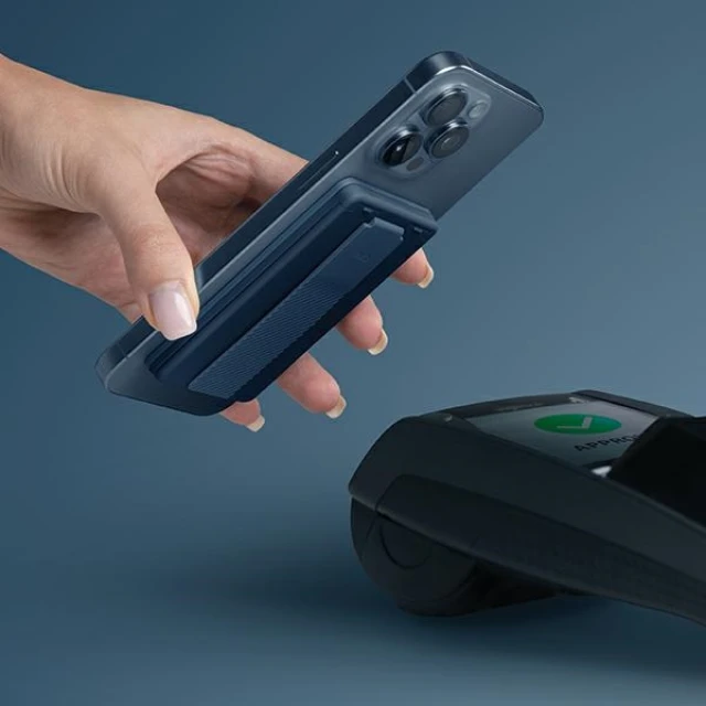 Магнітний гаманець UNIQ Heldro ID Midnight Black with MagSafe (UNIQ-HELIDCH-BLACK)