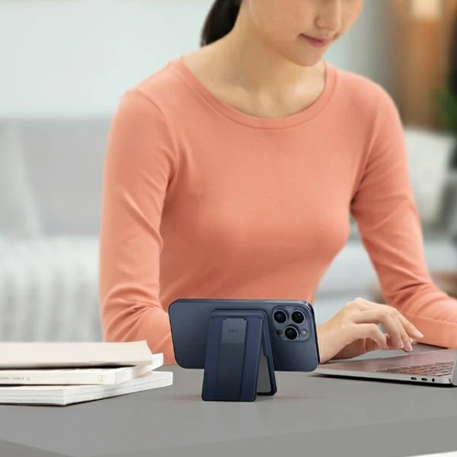 Магнітний гаманець UNIQ Heldro ID Midnight Black with MagSafe (UNIQ-HELIDCH-BLACK)