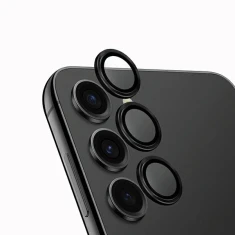 Защитное стекло UNIQ для камеры Samsung Galaxy S24 Plus (S926) Optix Aluminium Lens Protector Midnight Black (UNIQ-GS24P-ALENSBLK)