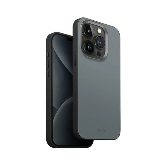 Чохол UNIQ Lyden DS для iPhone 15 Pro Washed Blue Black with MagSafe (UNIQ-IP6.1P(2023)-LDSWBLUBLK)