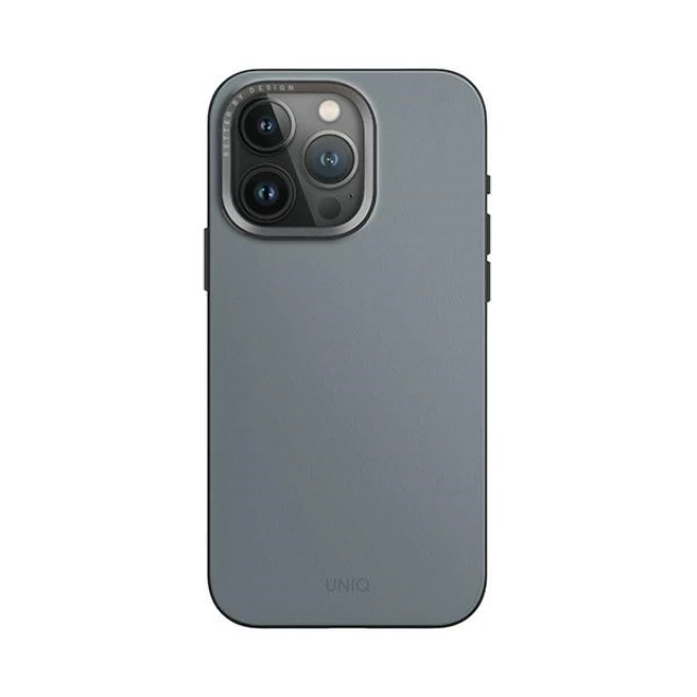 Чохол UNIQ Lyden DS для iPhone 15 Pro Max Washed Blue Black with MagSafe (UNIQ-IP6.7P(2023)-LDSWBLUBLK)