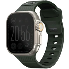 Ремінець Uniq Stride для Apple Watch Ultra 3/2/1 49 mm | Series 9/8/7/6/5/4/SE 45 mm | 44 mm Moss Green (UNIQ-49MM-STRIGRN)