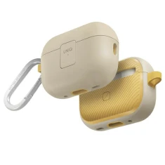 Чехол UNIQ Clyde Lock Case для AirPods Pro 2 Ivory/Canary Yellow (UNIQ-AIRPODSPRO2-CLYIVYCYEL)