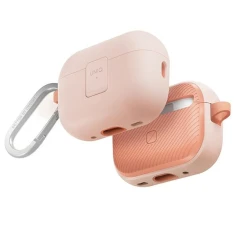 Чохол для навушників Uniq Clyde Lock Case для AirPods Pro 2 Light Pink Crepe Pink (UNIQ-AIRPODSPRO2-CLYLPKCPK)