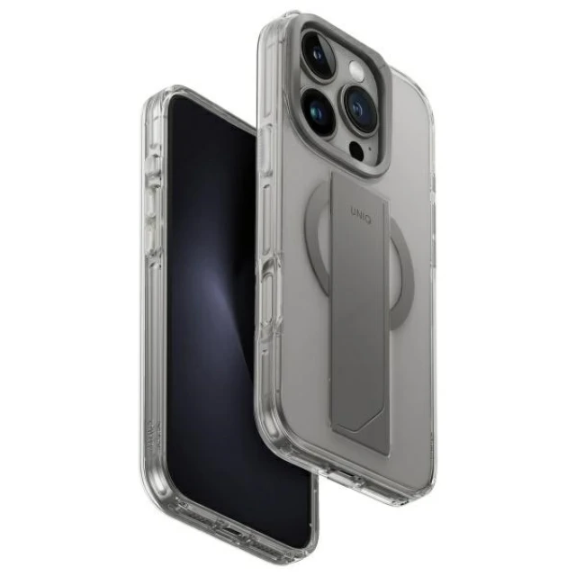 Чохол UNIQ Heldro Max для iPhone 16 Pro Clear Lucent with MagSafe (UNIQ-IP6.3P(2024)-HELMMCLR)