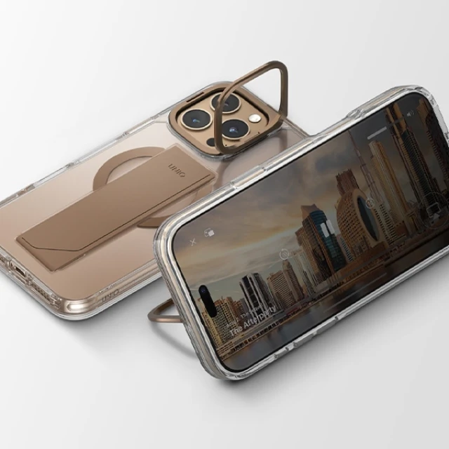 Чохол UNIQ Heldro Max для iPhone 16 Pro Clear Lucent with MagSafe (UNIQ-IP6.3P(2024)-HELMMCLR)