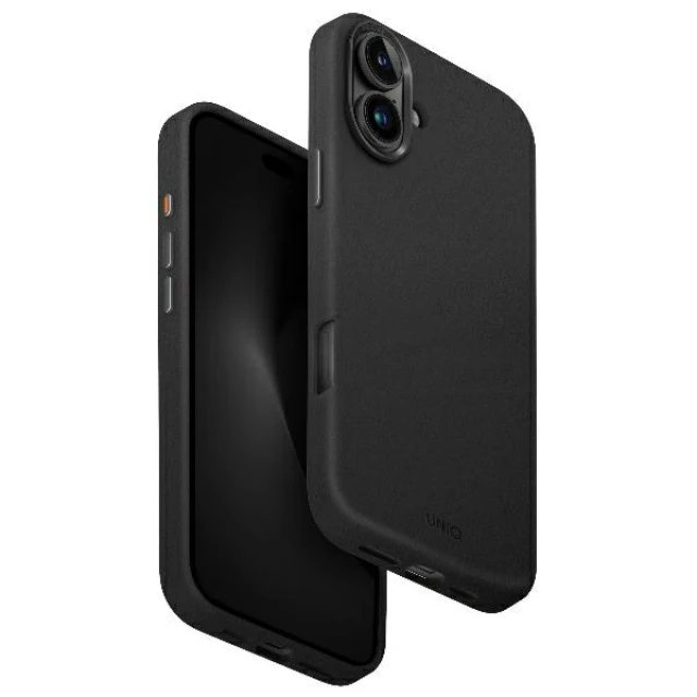 Чохол Uniq Lyden для iPhone 16 Black with MagSafe (UNIQ-IP6.1(2024)-LYDMBLK)