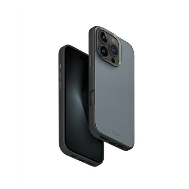 Чохол UNIQ Lyden DS для iPhone 16 Pro Washed Blue Black with MagSafe (UNIQ-IP6.3P(2024)-LDSWBLUBLK)