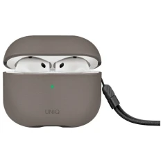 Чохол для навушників Uniq Lyden DS для AirPods 4 Flint Grey (UNIQ-AIRPODS(2024)-LYDGRY)