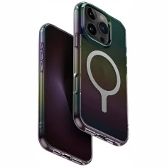 Чохол UNIQ Iridescia для iPhone 16 Pro Midnight Quartz with MagSafe (UNIQ-IP6.3P(2024)-IRDMMQTZ)