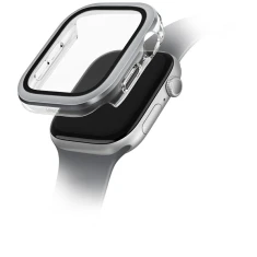 Чехол с встроенным стеклом UNIQ Voute для Apple Watch 42 mm (10 series) Silver (UNIQ-42MM-VOUSIL)