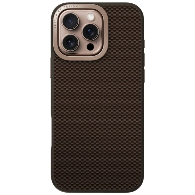 Чохол UNIQ Keva Max для iPhone 16 Pro Umber Brown with MagSafe (UNIQ-IP6.3P(2024)-KEVMMBWN)