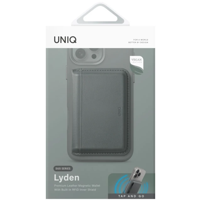 Магнітний гаманець UNIQ Lyden DS Lichen Ivory (UNIQ-LYDENDSMW-LGRNIVY)