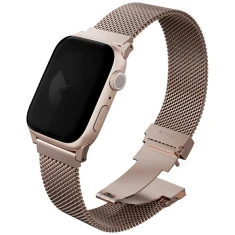 Ремінець Uniq Dante Pro для Apple Watch Ultra 3/2/1 49 mm | Series 11/10 46 mm | Series 9/8/7/6/5/4/SE 45 mm | 44 mm Stainless Steel Metallic Rose (UN