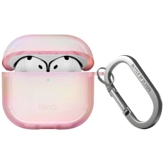 Чехол для наушников UNIQ Iridescia для AirPods 4 Pink Prism (UNIQ-AIRPODS(2024)-IRDPPRS)