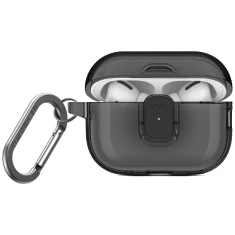 Чохол для навушників Uniq Glase Pro для AirPods Pro 2 Smoky (UNIQ-AIRPODSPRO2-GLSPGSMK)