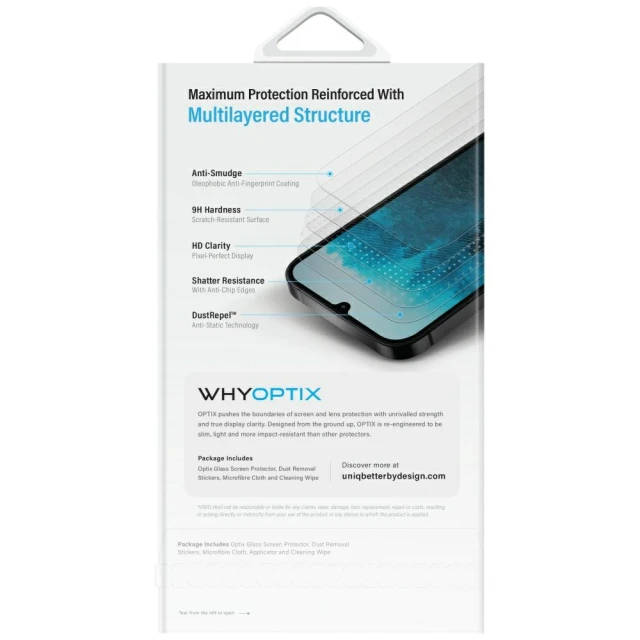 Захисне скло Uniq Optix для Samsung Galaxy Fold7 (F966) Clear (UNIQ-GZFOLD7-CLEAR)