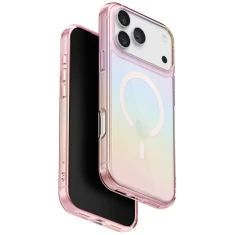 Чохол Uniq Iridescia для iPhone 17 Pro Pink Prism with MagSafe (UNIQ-IP6.3P(2025)-IRDMPPRS)