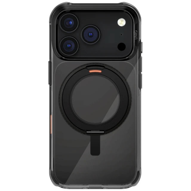 Чохол UNIQ Swivix для iPhone 17 Pro Carbon Black (UNIQ-IP6.3P(2025)-SWVCBLK)