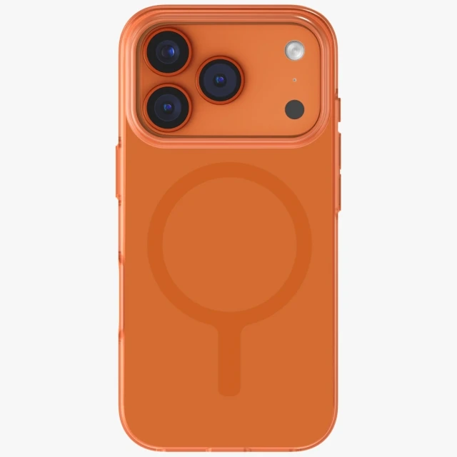 Чохол UNIQ Clario для iPhone 17 Pro Orange with MagSafe (UNIQ-IP6.3P(2025)-CLARMVORG)