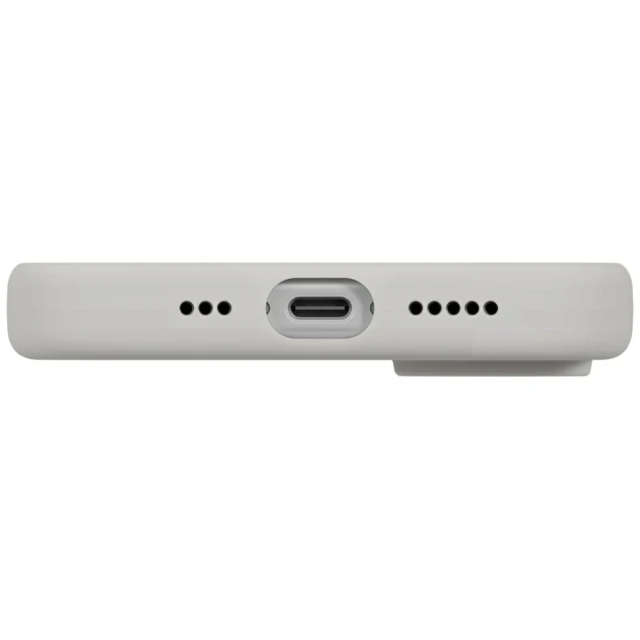 Чохол Uniq Lino для iPhone 17 Light Gray with MagSafe (UNIQ-IP6.3(2025)-LINOMMGRY)