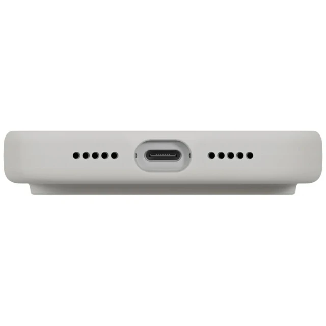 Чохол Uniq Lino для iPhone 17 Pro Light Gray with MagSafe (UNIQ-IP6.3P(2025)-LINOMMGRY)