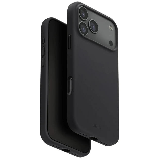 Чохол Uniq Lino для iPhone 17 Pro Max Gray with MagSafe (UNIQ-IP6.9P(2025)-LINOMCGRY)