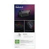 Чохол Uniq Hybrid Bytearmor для Nintendo Switch 2 Black (UNIQ-NINTENDOS2-BAMORQBLK)
