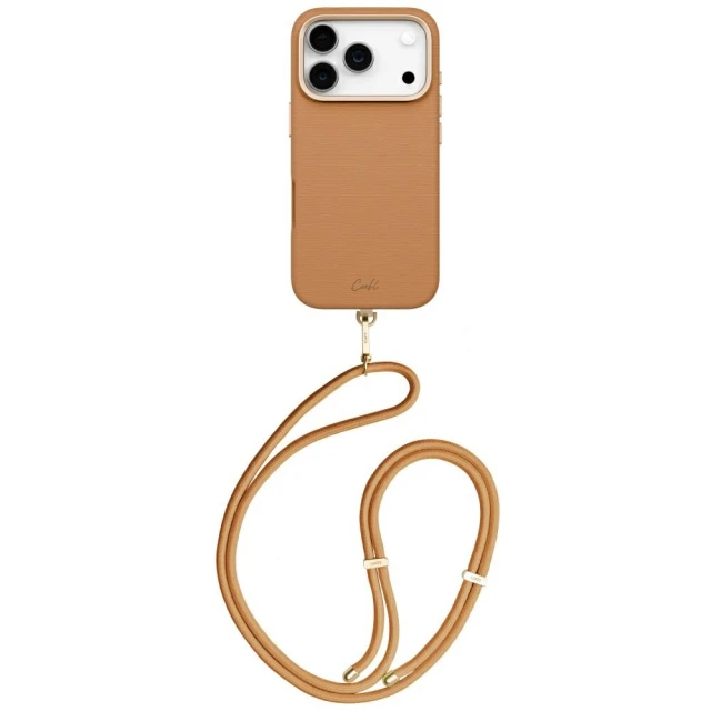 Чохол Uniq Coehl Mirelle для iPhone 17 Pro Brown with MagSafe (UNIQ-IP6.3P(2025)-MIRMPBWN)