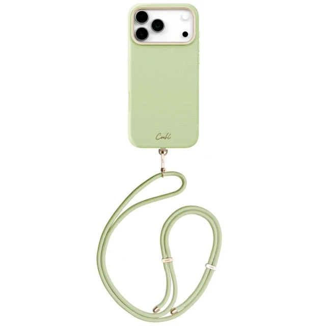 Чохол UNIQ Coehl Mirelle для iPhone 17 Pro Max Green (UNIQ-IP6.9P(2025)-MIRMLGRN)