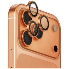 Защитное стекло UNIQ для камеры iPhone 17 Pro | 17 Pro Max Optix Aluminium Camera Lens Protector Amber (UNIQ-IP6.3P-6.9P(2025)-ALENSSAMB)