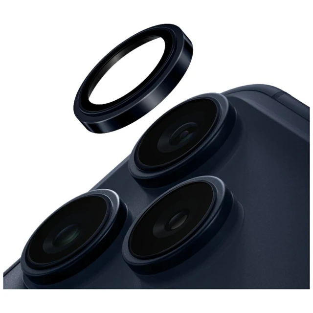 Захисне скло Uniq для камери iPhone 17 Pro | 17 Pro Max Optix Prime Camera Lens Protector Navy (UNIQ-IP6.3P-6.9P(2025)-SSFSLENSNVYC)