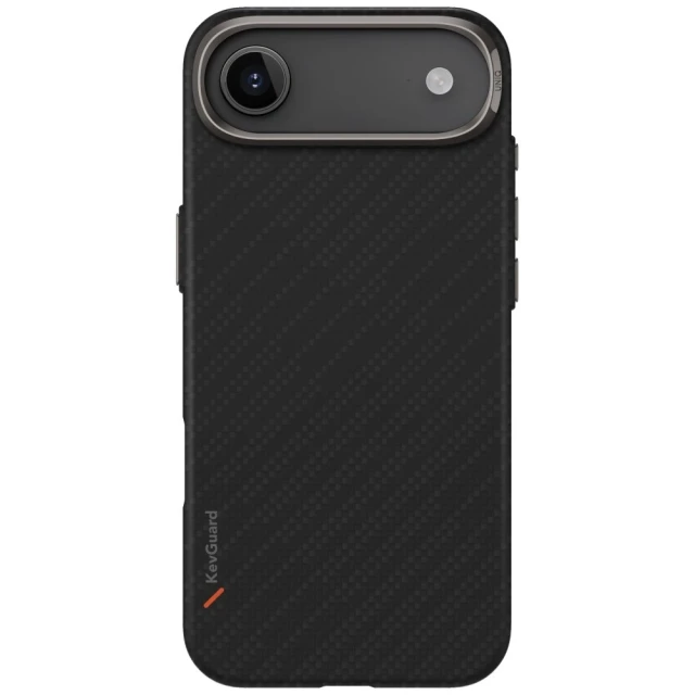 Чохол UNIQ Keva EDGE для iPhone 17 Air Black with MagSafe (UNIQ-IP6.6(2025)-KEVAEDMCBLK)