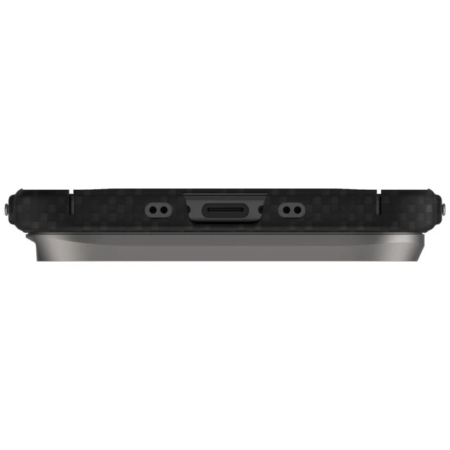 Чохол UNIQ Keva EDGE для iPhone 17 Air Black with MagSafe (UNIQ-IP6.6(2025)-KEVAEDMCBLK)