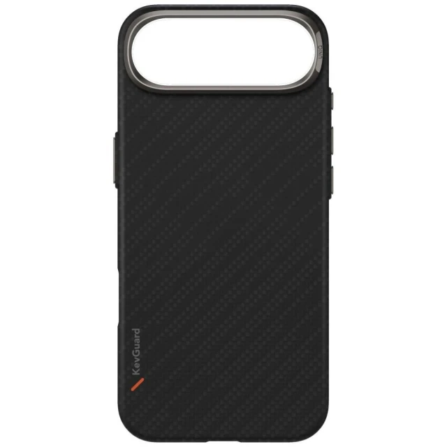 Чохол UNIQ Keva EDGE для iPhone 17 Air Black with MagSafe (UNIQ-IP6.6(2025)-KEVAEDMCBLK)