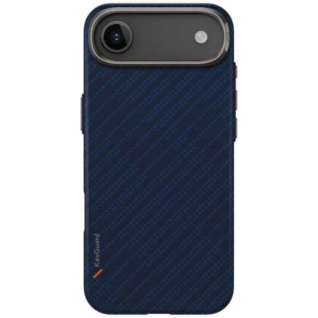 Чохол UNIQ Keva EDGE для iPhone 17 Air Blue with MagSafe (UNIQ-IP6.6(2025)-KEVAEDMTBLU)